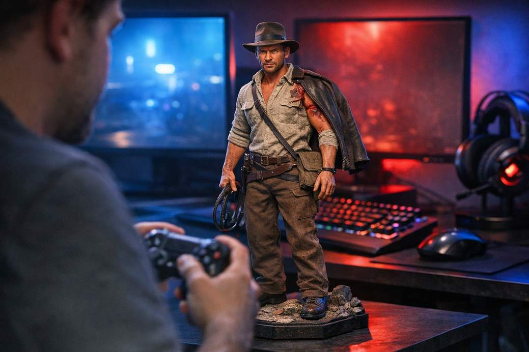 La figura de Indiana Jones: El templo maldito de Hot Toys a escala 1/6 ya está disponible en Sideshow