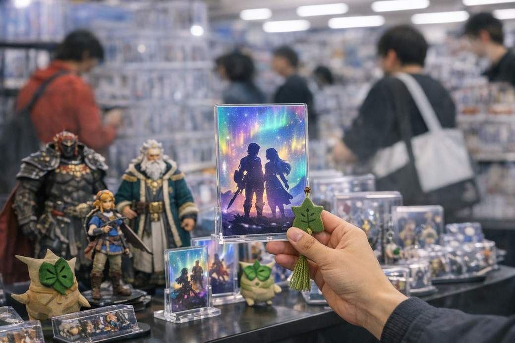 Nintendo presenta nuevos productos de Zelda en las tiendas Animate