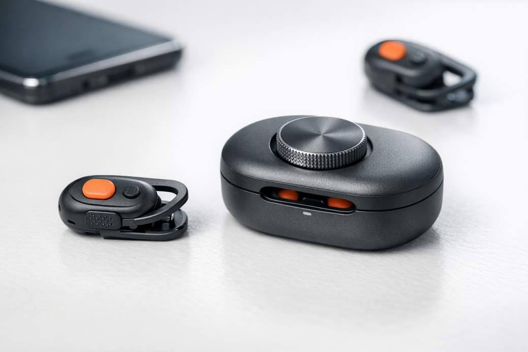 Auriculares Nothing CMF Clip Pro, diseño con clip, estuche de carga Smart Dial