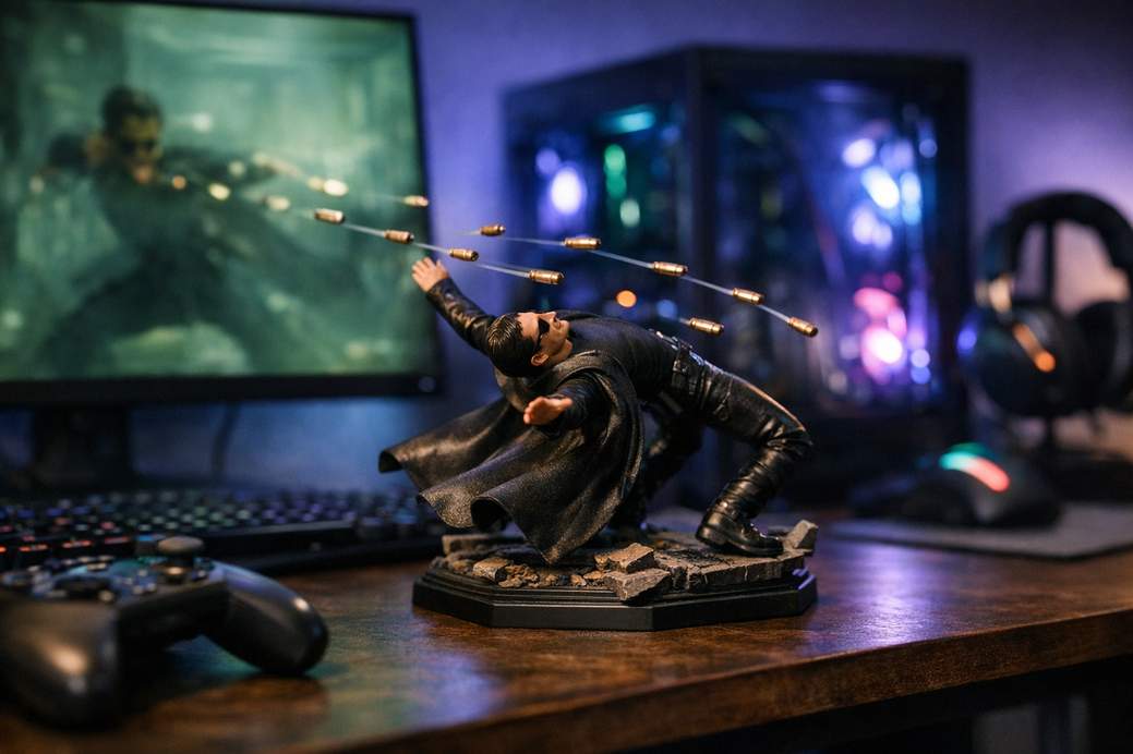 Sideshow abre la reserva de la estatua de Neo a escala 1:10